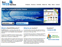 Tablet Screenshot of bestwebauction.com